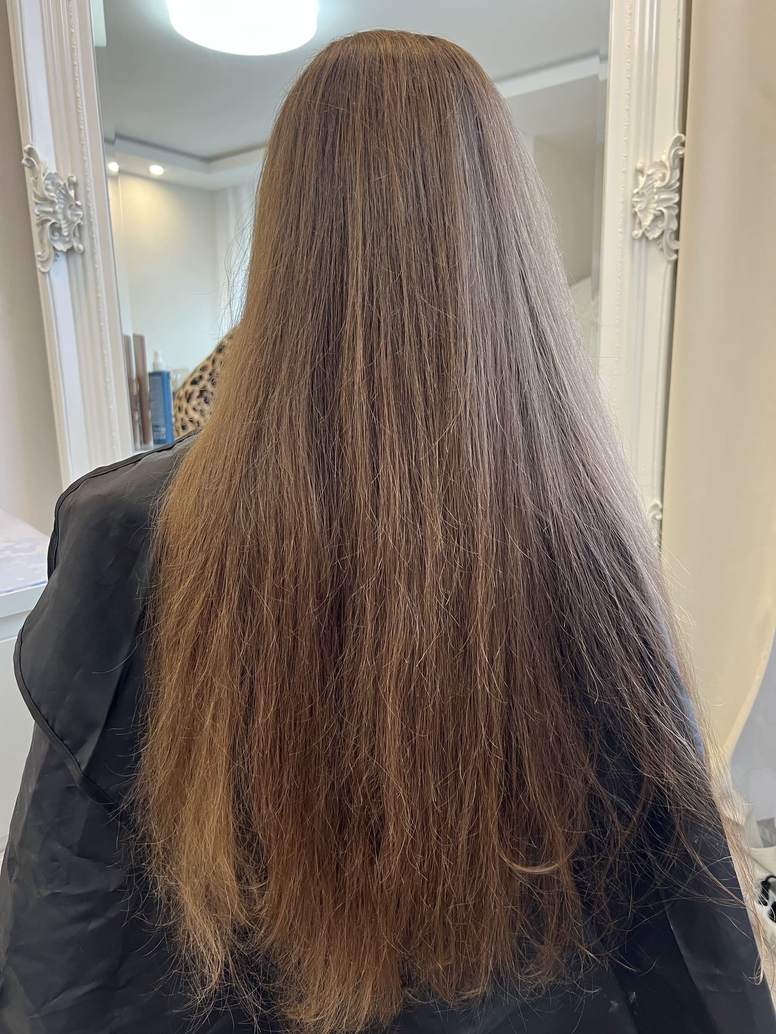 Keratinbehandlung Vorher